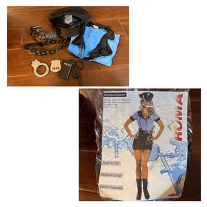Women's Roma Sexy Police Halloween Costume Size M/L